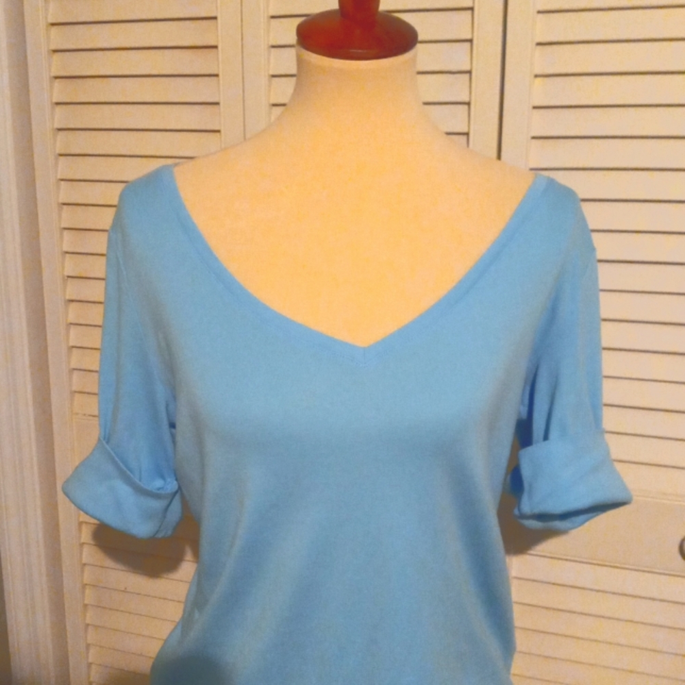 Ralph Lauren blue top